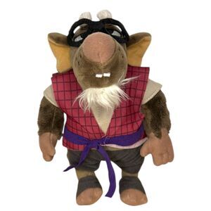 Mattel TMNT Teenage Mutant Ninja Turtles Mutant Mayhem Splinter Plush 8”